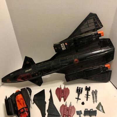 Vintage 1986 GI Joe Night Raven - almost all parts included