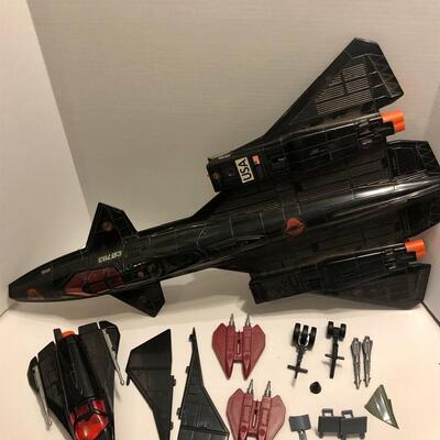 Vintage 1986 GI Joe Night Raven - almost all parts included