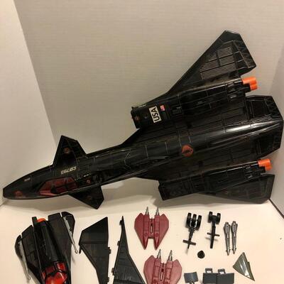 Vintage 1986 GI Joe Night Raven - almost all parts included