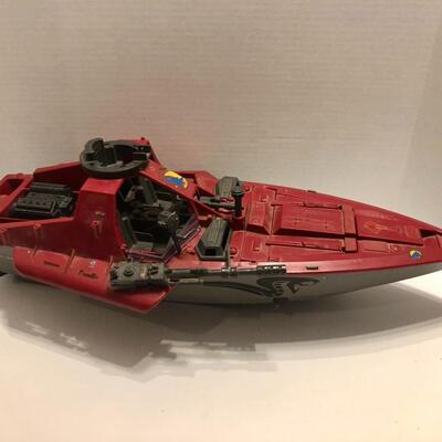 Vintage 1985 GI Joe Cobra Moray Hydrofoil and Accessories