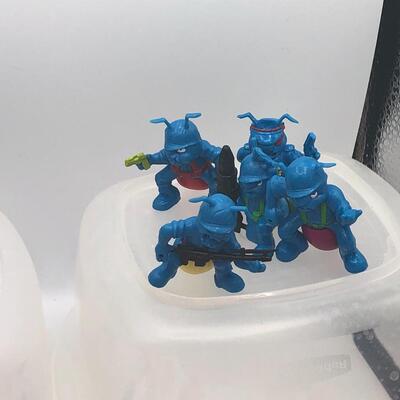 Vintage 1987 Hasbro Army Ants Set of Blue and Orange