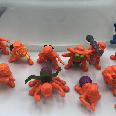 Vintage 1987 Hasbro Army Ants Set of Blue and Orange
