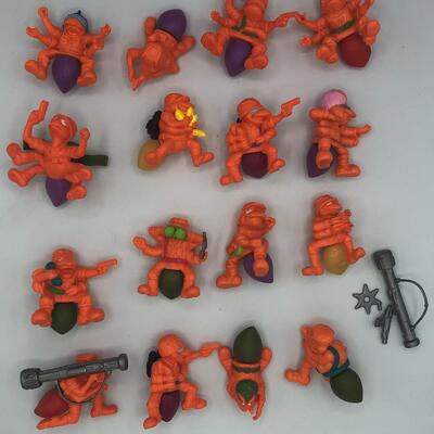 Vintage 1987 Hasbro Army Ants Set of Blue and Orange