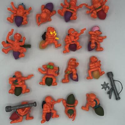 Vintage 1987 Hasbro Army Ants Set of Blue and Orange
