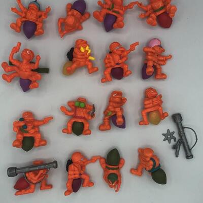 Vintage 1987 Hasbro Army Ants Set of Blue and Orange
