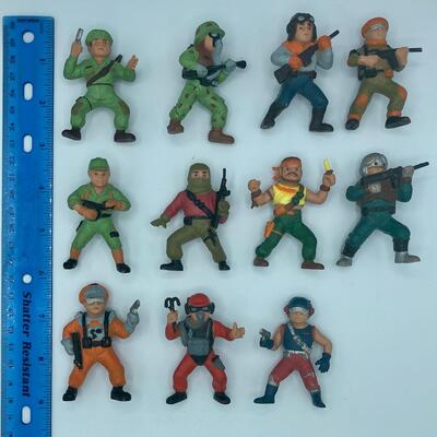 Vintage 1987 Soma Guts And Glory Figure lot of 11.
