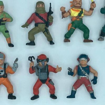 Vintage 1987 Soma Guts And Glory Figure lot of 11.