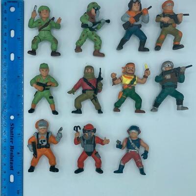 Vintage 1987 Soma Guts And Glory Figure lot of 11.