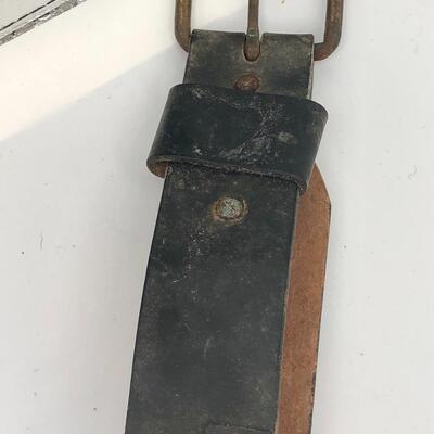 Vintage Leather Ammo Belt