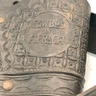 Vintage Fanner 1958 Cowboy in Africa Belt and Holster