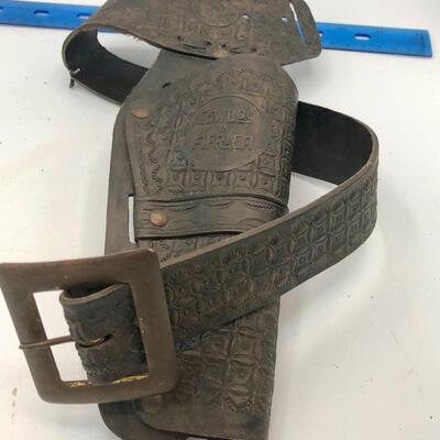 Vintage Fanner 1958 Cowboy in Africa Belt and Holster