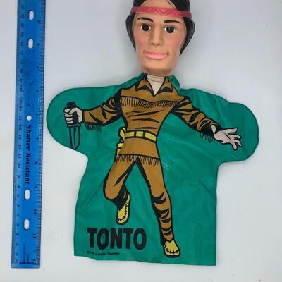 Vintage 1966 Tonto Vinyl Hand Puppet
