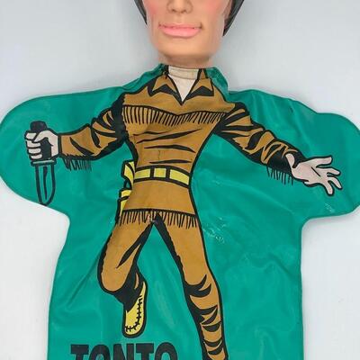 Vintage 1966 Tonto Vinyl Hand Puppet