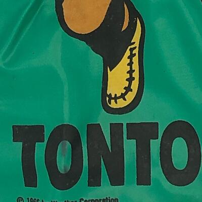 Vintage 1966 Tonto Vinyl Hand Puppet