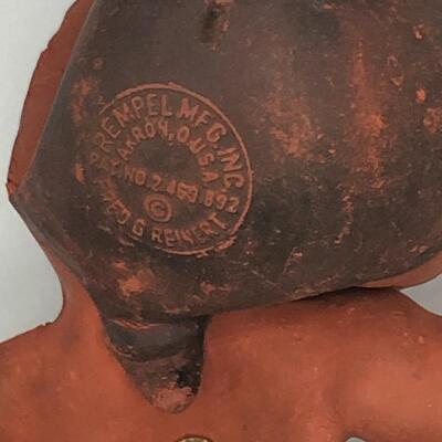 Vintage Rempel Rubber Toys Cleveland Indians Chief Wahoo Squeak Toy