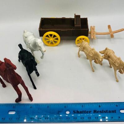 Vintage Wild West Toy Set