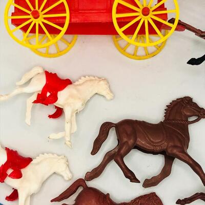 Vintage Wild West Toy Set