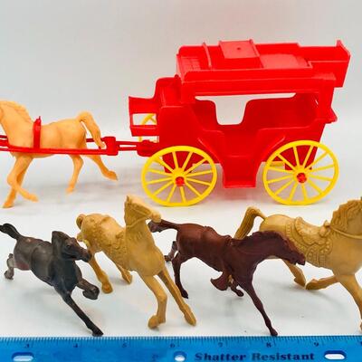 Vintage Wild West Toy Set