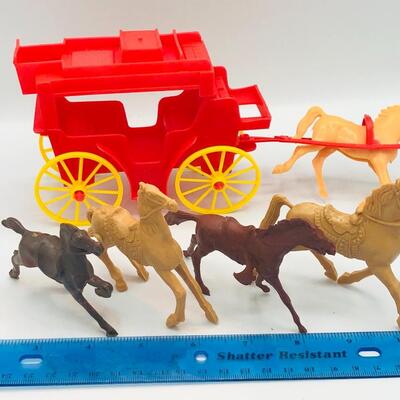 Vintage Wild West Toy Set