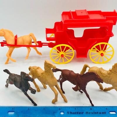 Vintage Wild West Toy Set