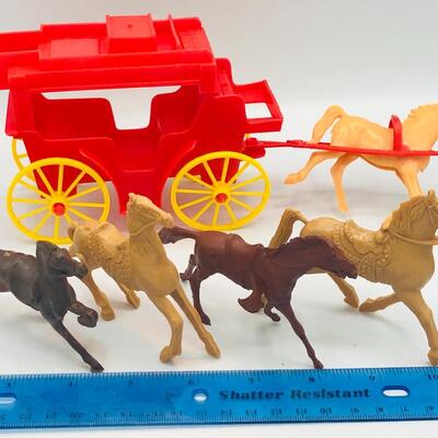 Vintage Wild West Toy Set