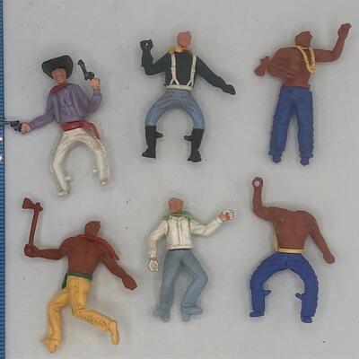 Vintage Collection of Cowboy Miniature Figures