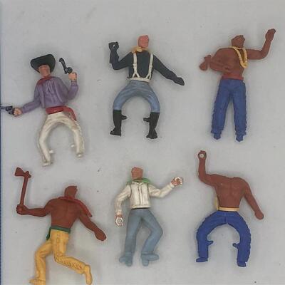 Vintage Collection of Cowboy Miniature Figures