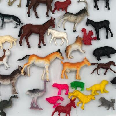 Vintage Farm Animal Toy Lot