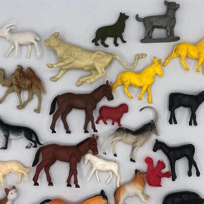 Vintage Farm Animal Toy Lot