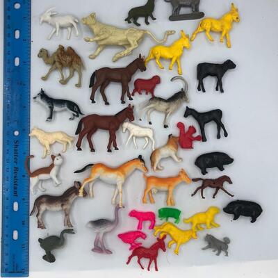 Vintage Farm Animal Toy Lot