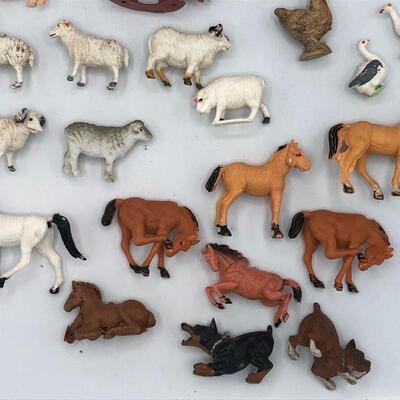 Vintage Farm Animal Toy Lot