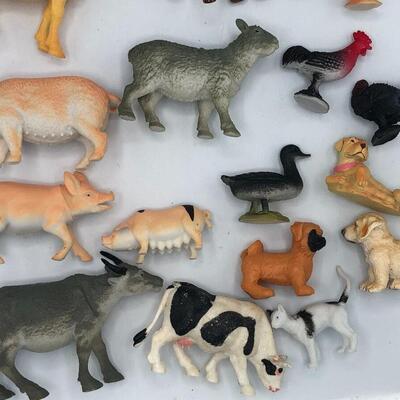Vintage Farm Animal Toy Lot