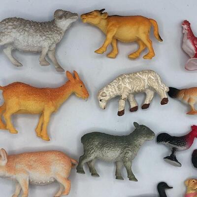 Vintage Farm Animal Toy Lot