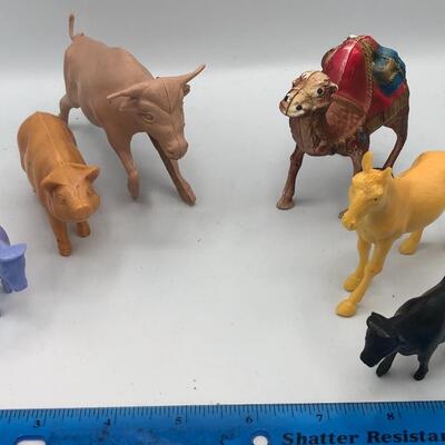 Vintage Large Animal Toy Lot