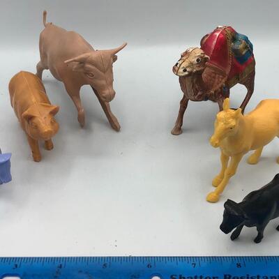 Vintage Large Animal Toy Lot