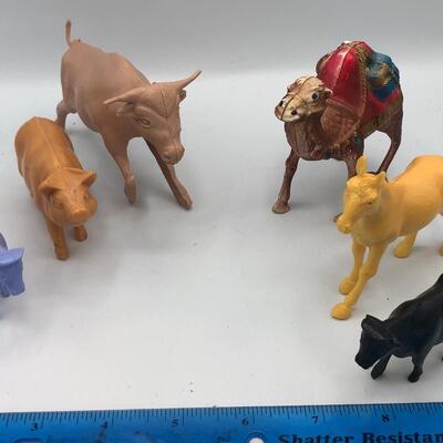 Vintage Large Animal Toy Lot