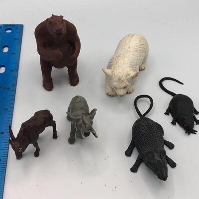 Vintage Large Animal Toys Lot