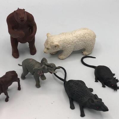 Vintage Large Animal Toys Lot