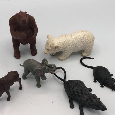Vintage Large Animal Toys Lot