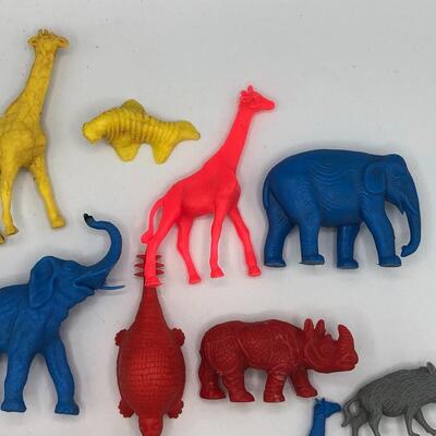 Vintage Animal Toys Lot