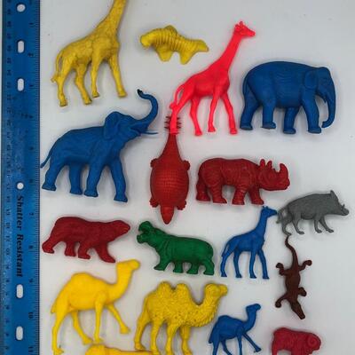 Vintage Animal Toys Lot
