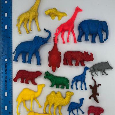 Vintage Animal Toys Lot