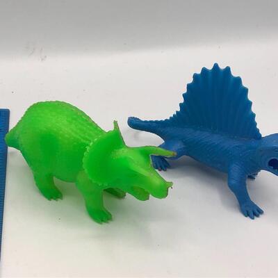 Vintage Large Dinosaur Toys Lot