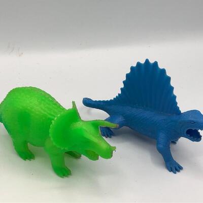 Vintage Large Dinosaur Toys Lot