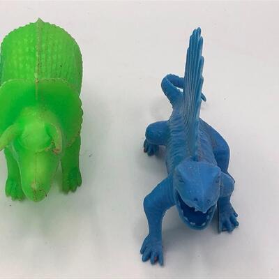 Vintage Large Dinosaur Toys Lot