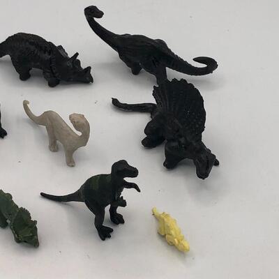Vintage Dinosaur Plastic Mini Figures