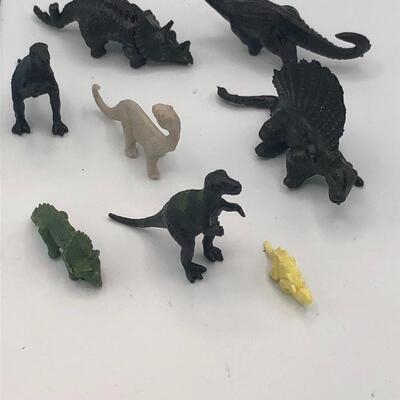 Vintage Dinosaur Plastic Mini Figures