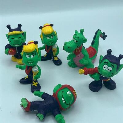 Vintage McDonalds Astrosniks Toys Lot