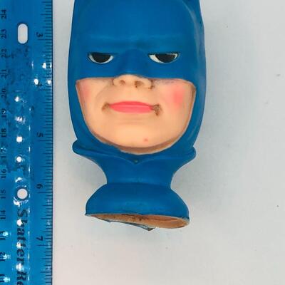 Vintage 1966 Ideal Toys Batman Hand Puppet Head
