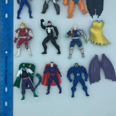 Modern Collection of Metal Marvel Figures